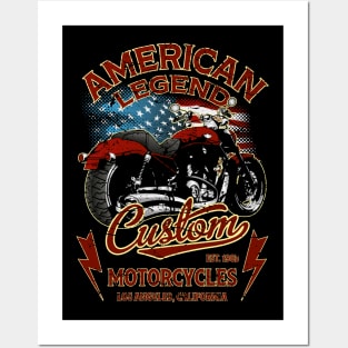 American Legend Custom Motorcycles Posters and Art